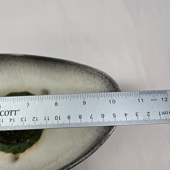 Vintage Sascha Brastoff MCM Flower Frog Bowl Gold Reflective Highlights Signed - Picture 12 of 14